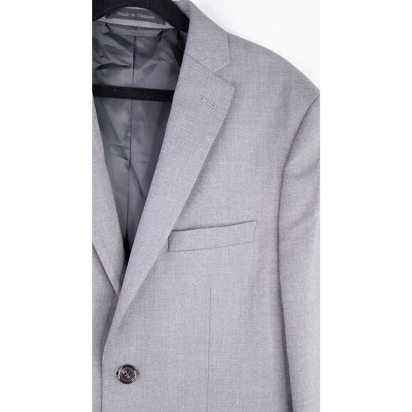 Lauren Ralph Lauren Boys 16R Solid Gray Sport Coat Jacket Blaazer - Picture 4 of 13